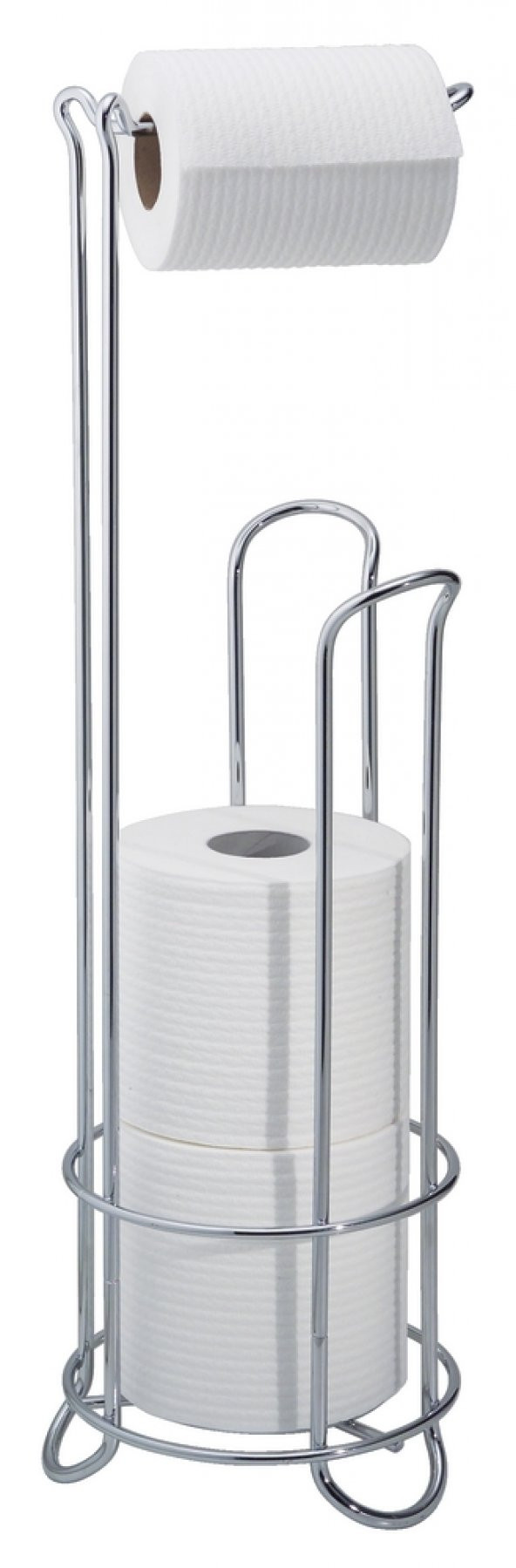 Tuvalet kağıdı standı yedeklikli Krom kaplamalı paslanmaz çelik 1