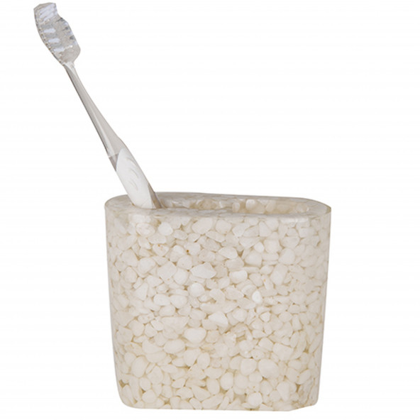 YJS5808BDİŞ FIRÇALIK DENİZ TAŞI EL YAPIMI 400 GR 10X5X9CM - 3