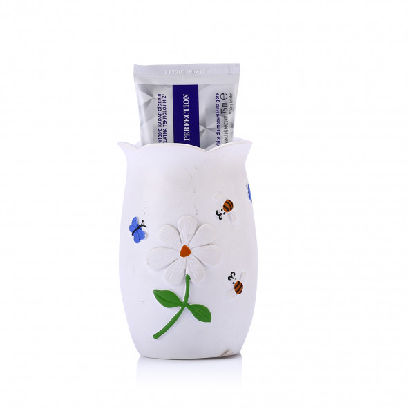 JM-DA1023D ÇİÇEKLİ POLİRESİN MACUN KABI - 4