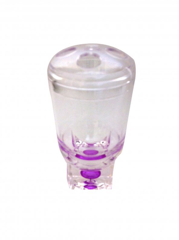 70132D1 DİŞ FIRÇALIK MOR DAMLALI AKRİLİK 7X7X14CM - 3