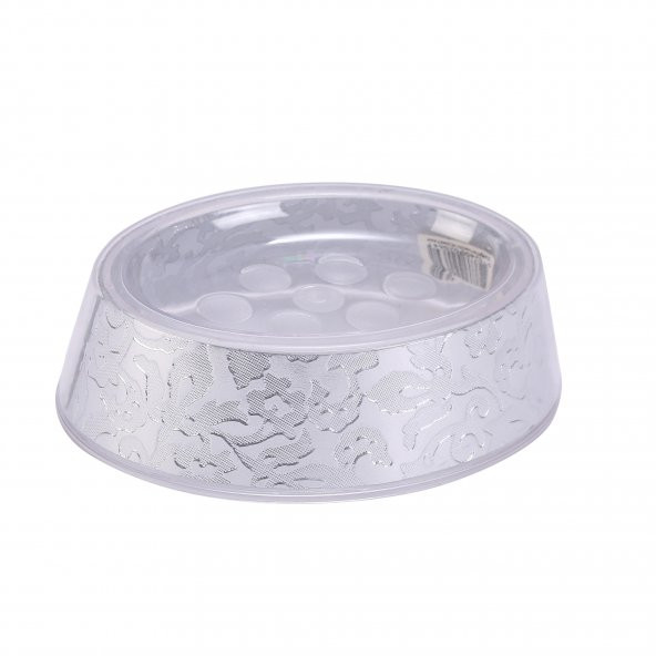 7824S SABUNLUK GÜMÜŞ YAPRAK DESENLİ 15X11X4CM - 3