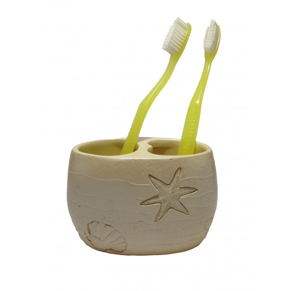 YJS-218B DİŞ FIRÇALIK İSTİRİDYE POLİRESİN 10X10X9CM - Resim 3