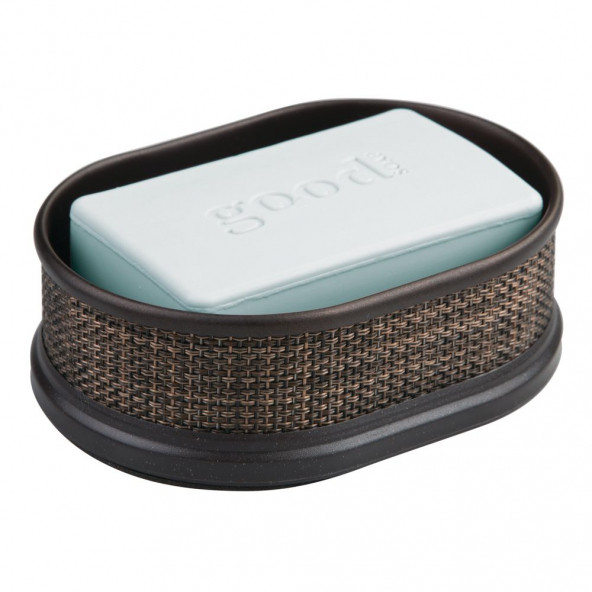 TWİLLO MODEL KAHVERENGİ BRONZ SABUNLUK - Resim 2