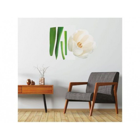 XFG002 DUVAR SÜSÜ ÇİÇEKLİ ŞEFFAF FİLMLİ PVC 70X50X0''5CM - 4