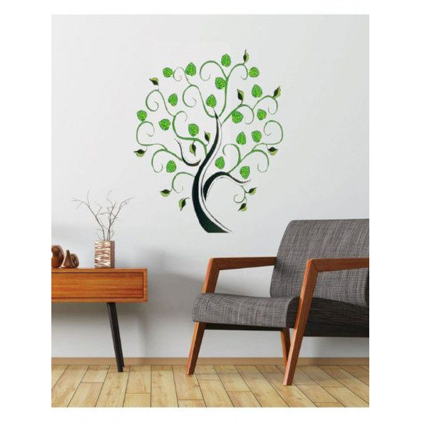 XFG032 DUVAR SÜSÜ AĞAÇLI ŞEFFAF FİLMLİ PVC 70X50X0''5CM - 3