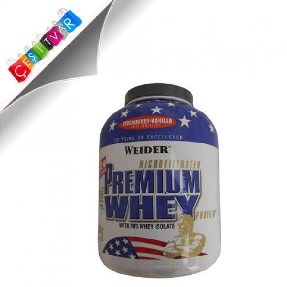 Weider Premium Whey Protein 2300 GR/Çilek-Vanilya