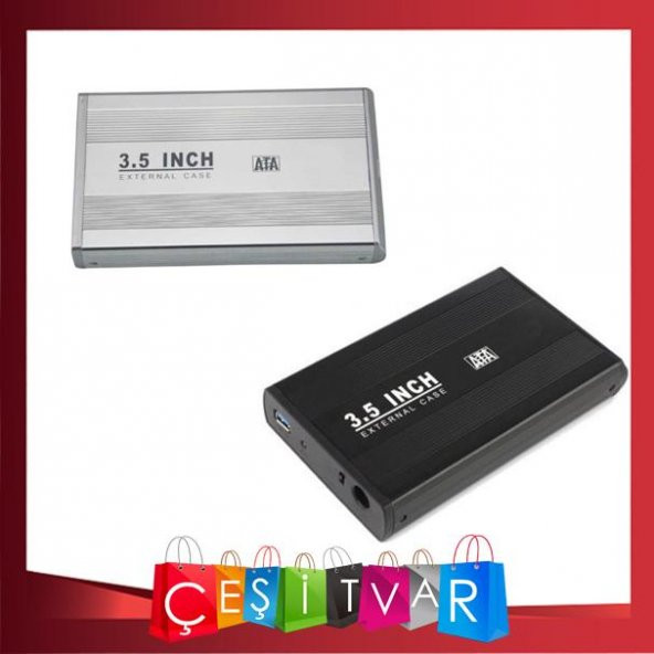 3.5" HDD Sata Usb 3.0 Taşınabilir Harddisk Kutusu - 1