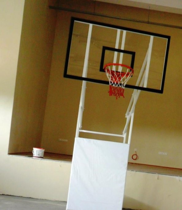 Adelinspor Diomond Basketbol Potası Sabit 4 Direk 15mm Cam Panya - 8