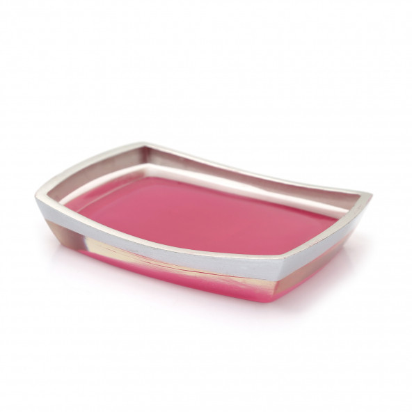 PL-9039-SDPK SABUNLUK GRİ PEMBE POLİRESİN 14X10X2CM - 3
