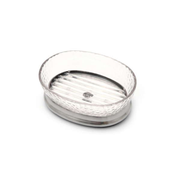 32050 SABUNLUK AKRİLİK,ÇELİK DAMLALI MODEL 12X7X4CM - Resim 3