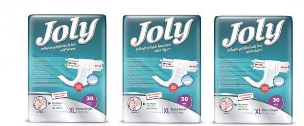 Joly Belbantlı Hasta Bezi Extra Large XL 90 Adet 3 Paket