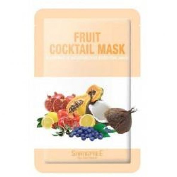 Beauty Shangpree Meyve Kokteyli Yüz Maskesi Kağıt