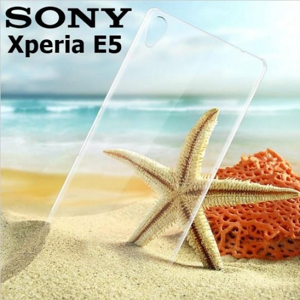 Sony Xperia E5 Şeffaf Esnek Silikon Kılıf