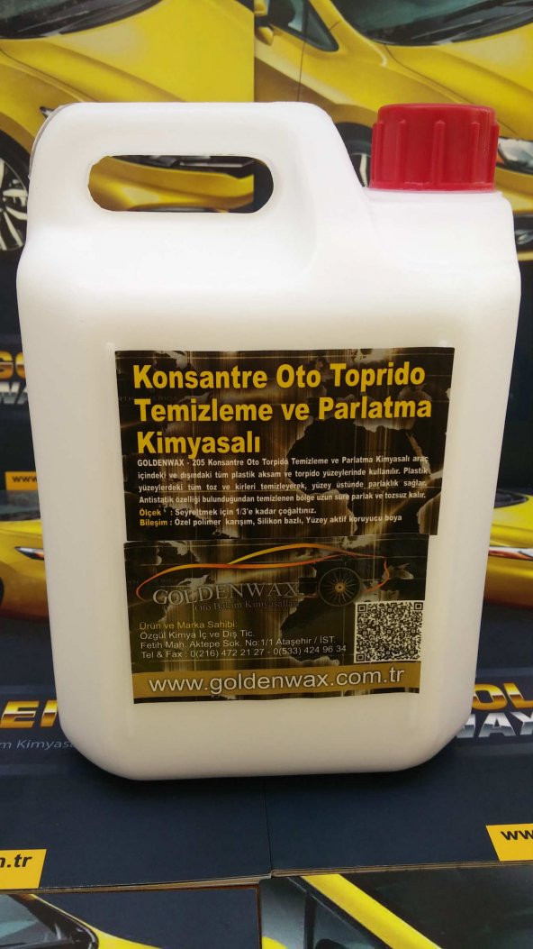 En İyi 3kg Toz İtici Koruma Özellikli Torpido Sütü Torpido Yenileme Torpido Parlatıcı Cilası Plastik Parlatıcı Deri Bakım Sütü Deri Parlatıcı Goldenwax - 2