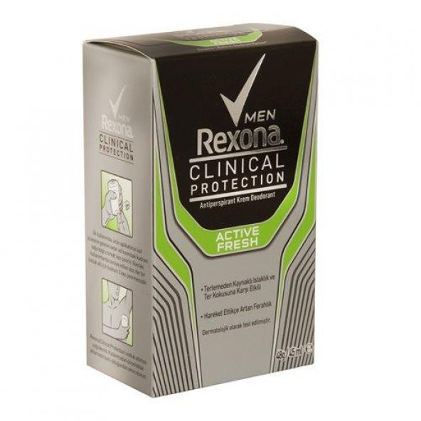 Rexona Clinical Prtoection Stick Deodorant 45ml Active Fresh