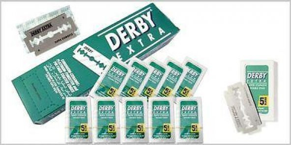 Derby Extra Çift Taraklı Tüm Jilet 20*5 100 Adet