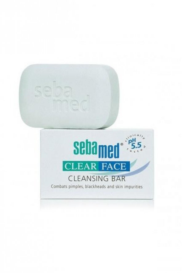 Sebamed Clear Face Kompakt Sabun İçermeyen Temizleme Kalıbı 100gr