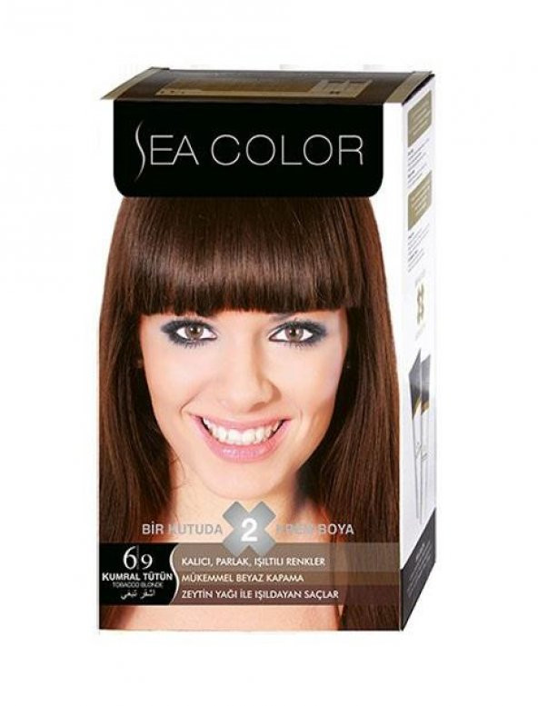 Sea Color 2li Krem Saç Boyası  6/9 Kumral Tütün