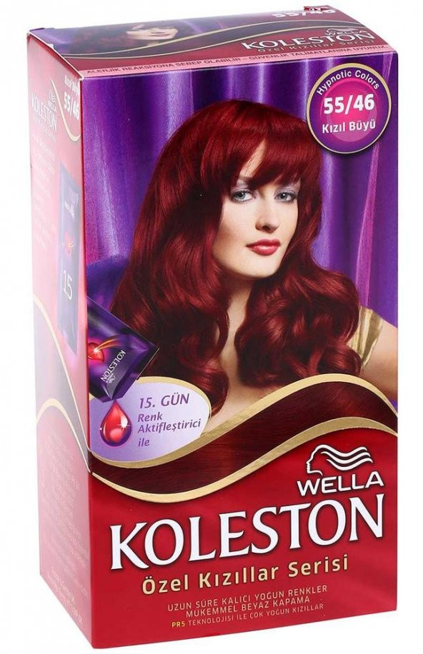 Koleston Kit Saç Boyası  55/46 Kızıl Büyü