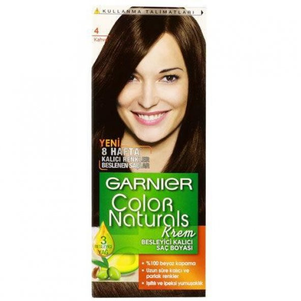 Garnıer Color Naturals Krem Saç Boyası   4 Kahve