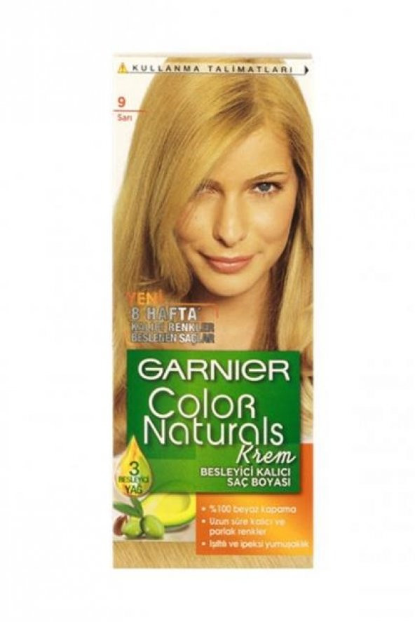 Garnıer Color Naturals Krem Saç Boyası   9 Sarı