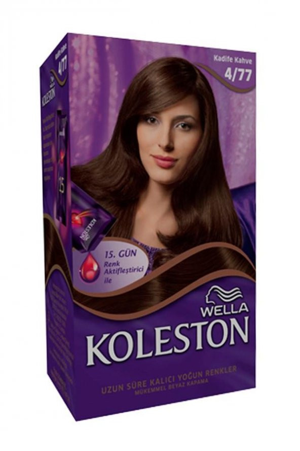 Koleston Kit Saç Boyası  4/77 Kadife Kahve ürün görseli 1