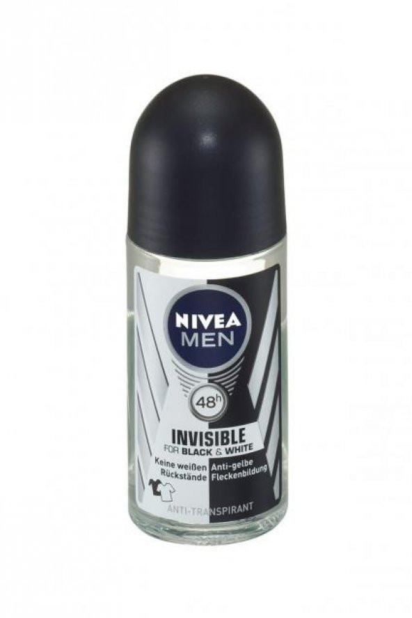 Nıvea Deo Roll-On Men Invısıble Black&whıte 50ml