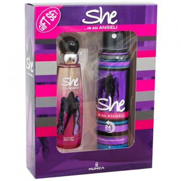 She İs Angel 50 Ml Edt + 150 Ml Deodorant - Bayan Parfüm Set