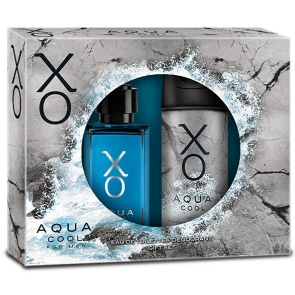 Xo Set Aqua Cool Edt 100ml + Deodorant Hediyeli Erkek Parfüm Set