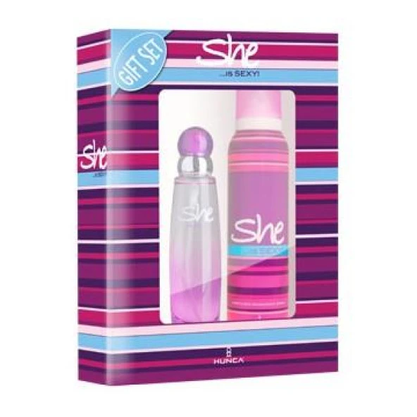 She İs Sexy 50 Ml Edt + 150 Ml Deodorant - Bayan Parfüm Set