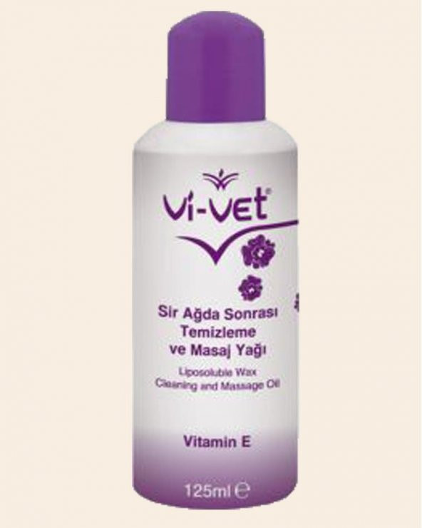 Vi-Vet Sir Ağda Sonrası Temizleme Ve Masaj Yağı 125ml Vitamin E