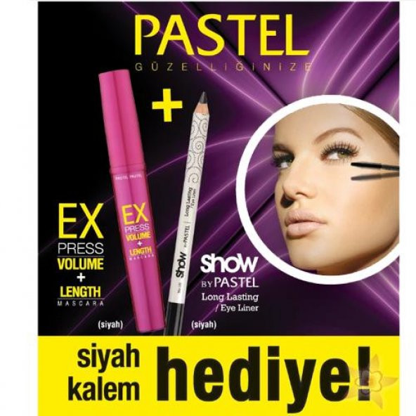 Pastel Express Volume & Length Mascara + Show By Pastel Eyeliner