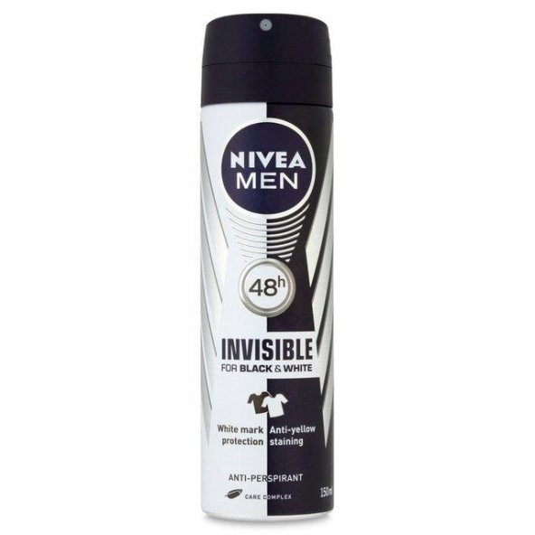 Nıvea Deodorant Men İnvisible Black&white Leke Karşıtı 150ml