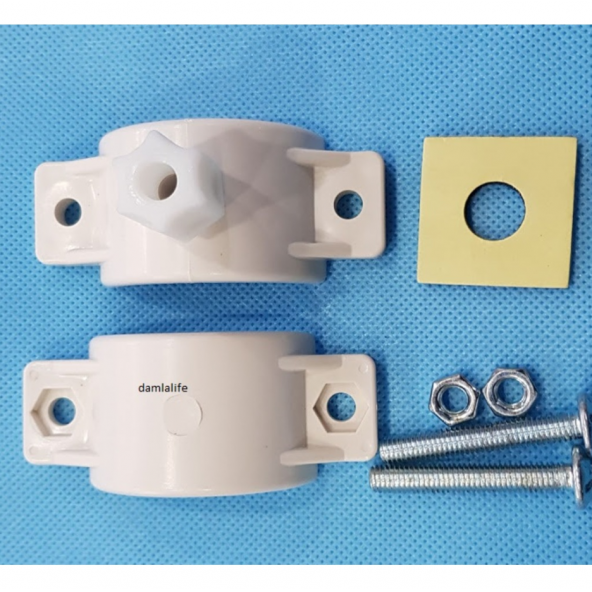 Su Arıtma Cihazı Lavabo Altı Atık Su Gider Kelepçesi - Resim 3