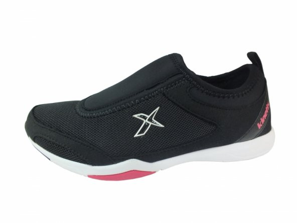 Kinetix  Bağcıksız Bayan Spor Ayakkabı - Siyah-Beyaz - Macon G