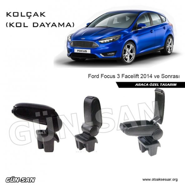 Ford Focus Facelift Kol Dayama-Kolçak 2014 ve Sonrası Orjinal Tip