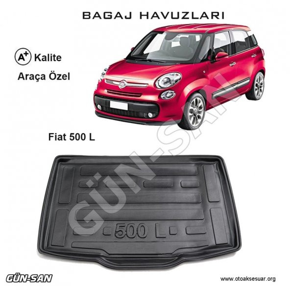 Fiat 500L 3D Bagaj Havuzu