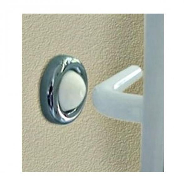 Tempo Kapı Kolu Stoperi Kapı Duvar Tamponu Kol Tamponu Krom - 2