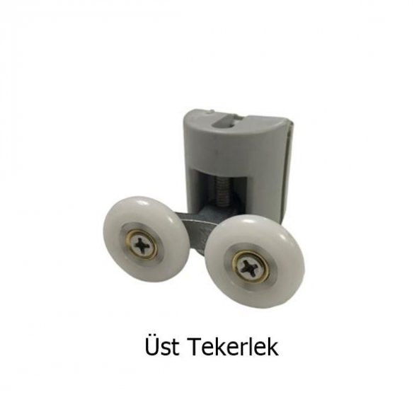 Duşakabin Tekerleği Rulman 4 Lü Set Gri Teker Çapı 22 mm - 3