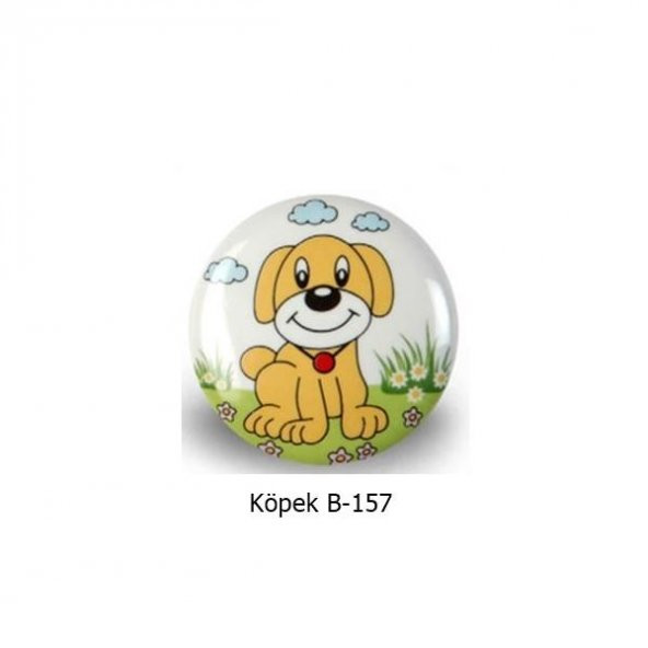 Tomurcuk Porselen Düğme Uğur Böceği Çocuk Odası Mobilya Kulp - 3