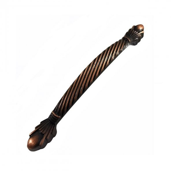 Koza Eskitme Bakır Mobilya Dolap Kulp 96 mm - 3