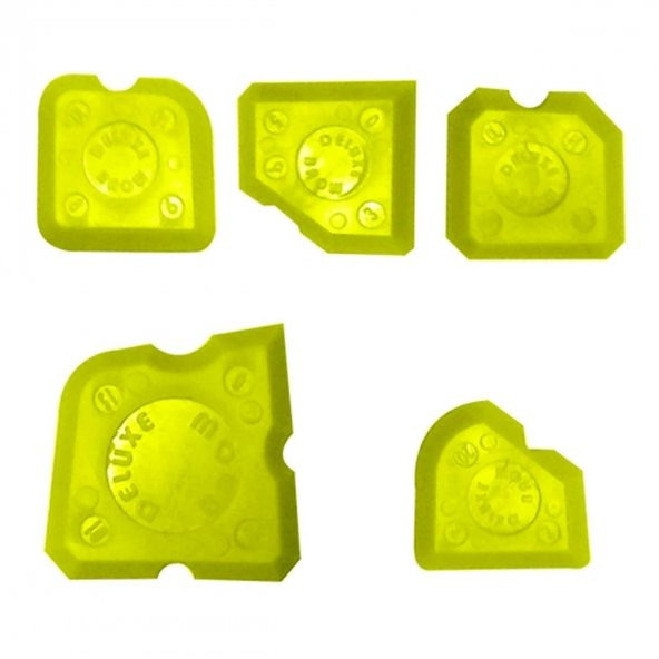 Silikon Mastik Derz Çekme Aparatı Orjinal Deluxe Bouw 5 Parça - 2