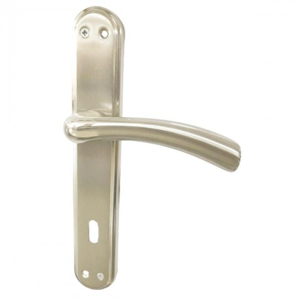 Hira Marmaris Sahra Lüx Nikel Saten Kapı Kolu Oda - 3