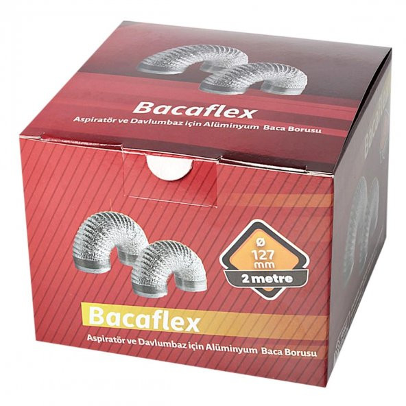 Bacamatik için Bacaflex Aspiratör Baca Borusu 127 mm 2 mt - 2