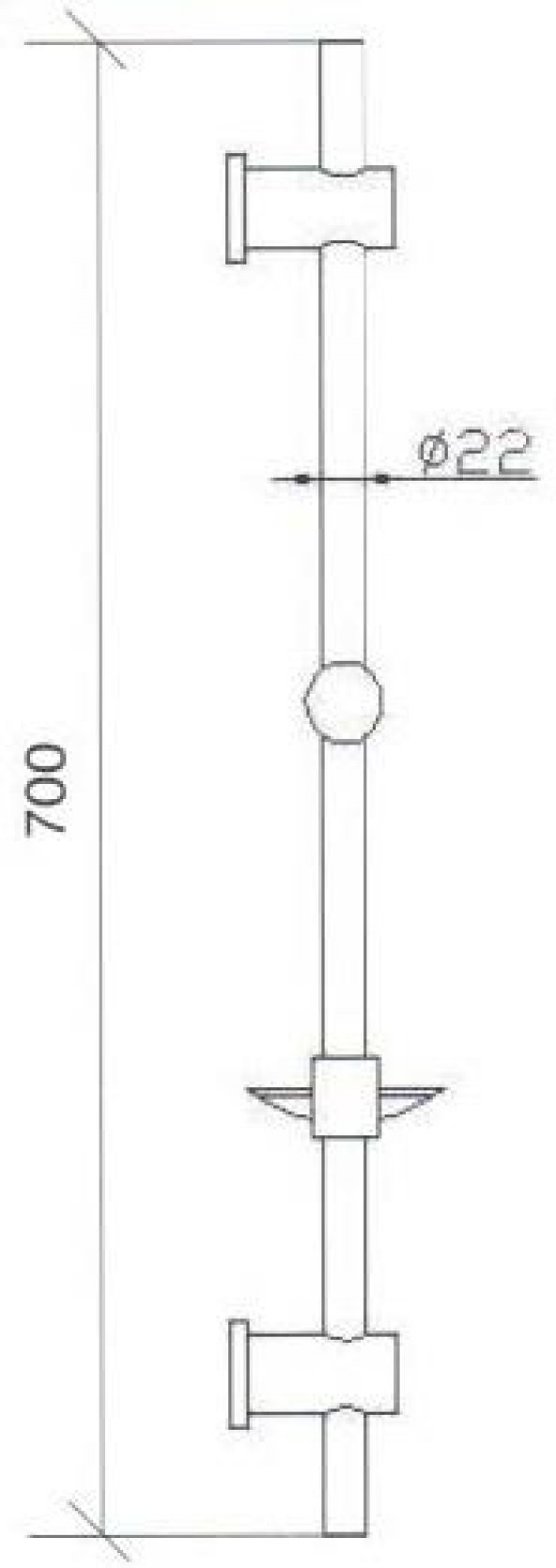 Tema Dinamik Tondo Sürgülü Banyo Duş Takımı Seti Kolay Montaj - 4