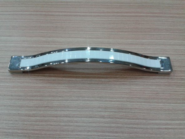 BUSE RENKLİ DOLAP ÇEKMECE KULP KROM 160 MM RENK SEÇENEKLİ.. - 3