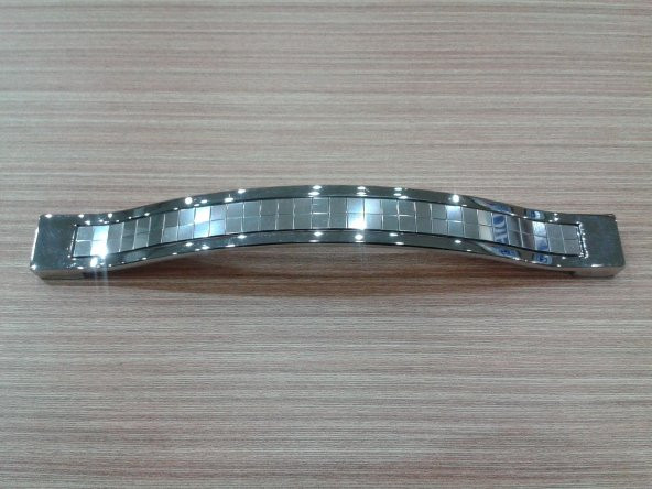 BUSE RENKLİ DOLAP ÇEKMECE KULP KROM 160 MM RENK SEÇENEKLİ.. - 4