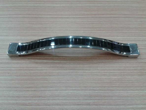 BUSE RENKLİ DOLAP ÇEKMECE KULP KROM 160 MM RENK SEÇENEKLİ.. - 6