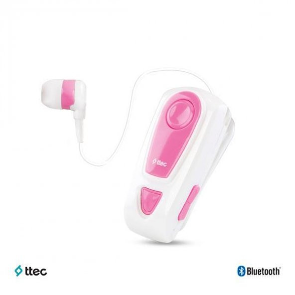 TTec Makaron  Kablolu Bluetooth Kulaklık PEMBE BT535