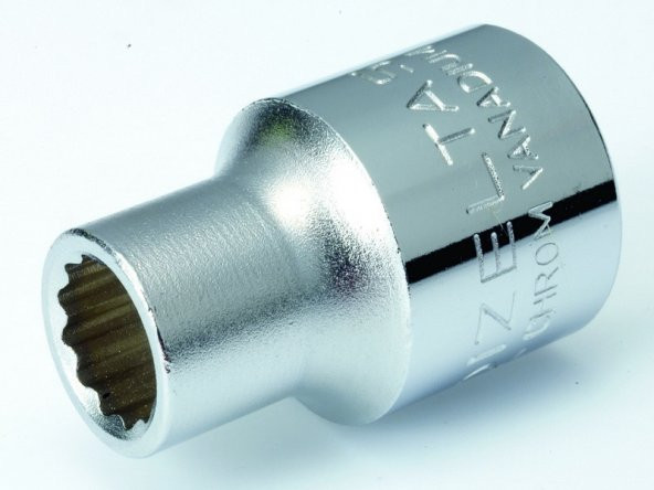 Izeltaş 18 Mm Lokma Anahtar Oniki Köşe 1/2" 1114061018